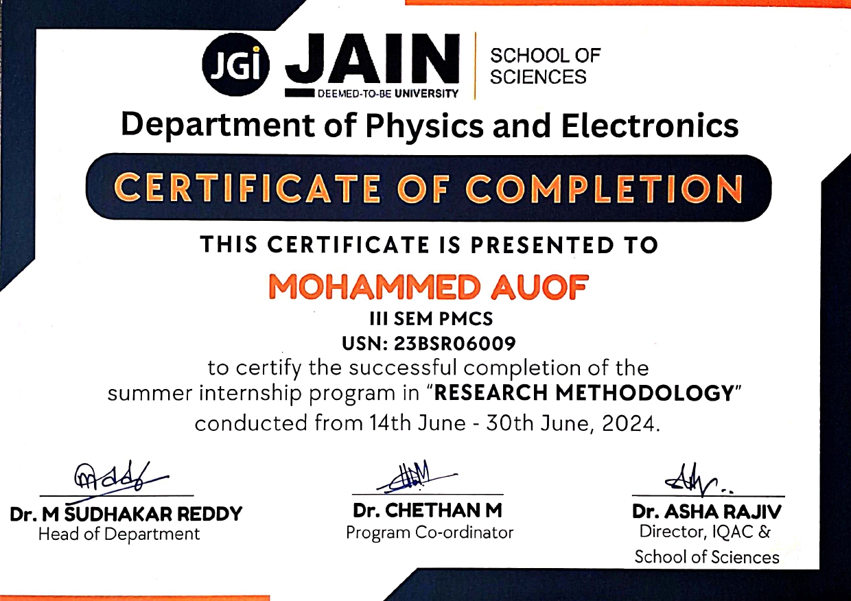 College Internship course